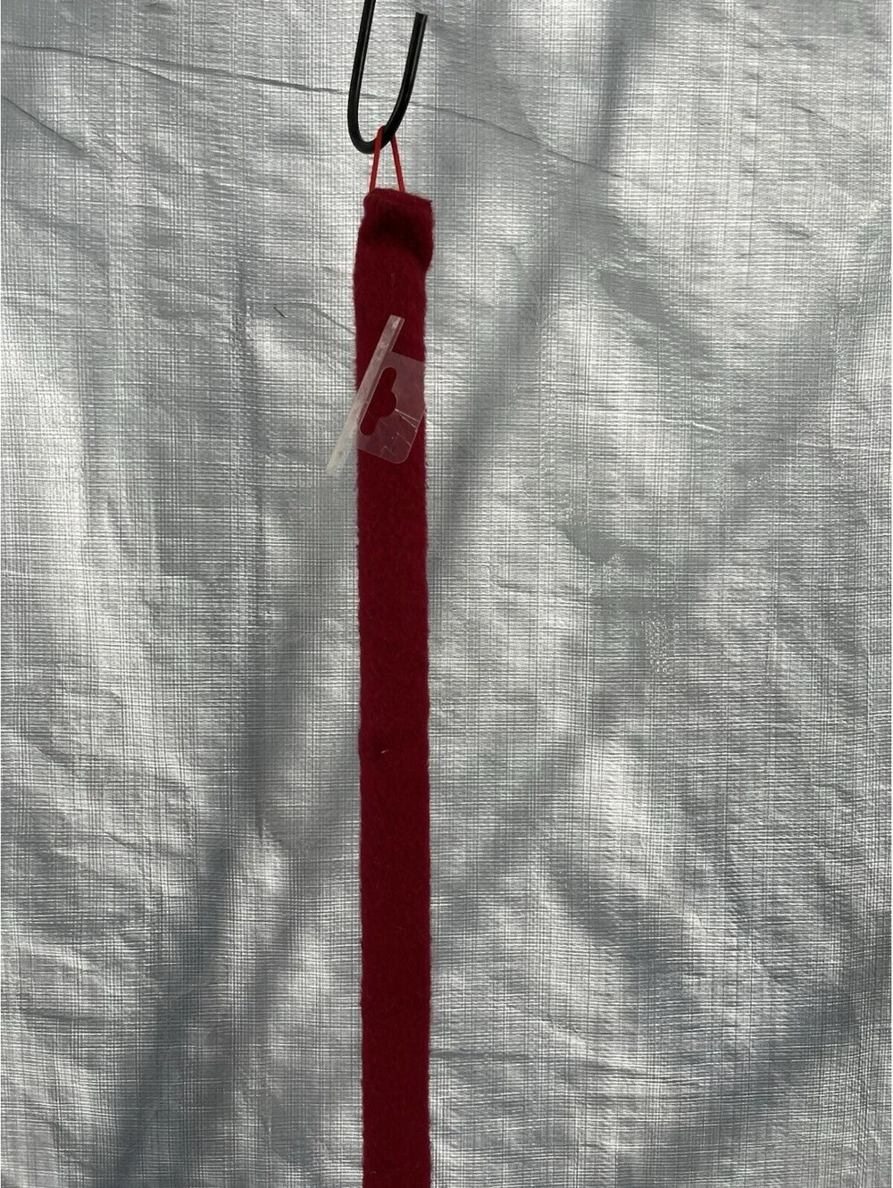 Vintage Handcrafted Santa Claus St Nick Figure On A Stick Hanging Decor